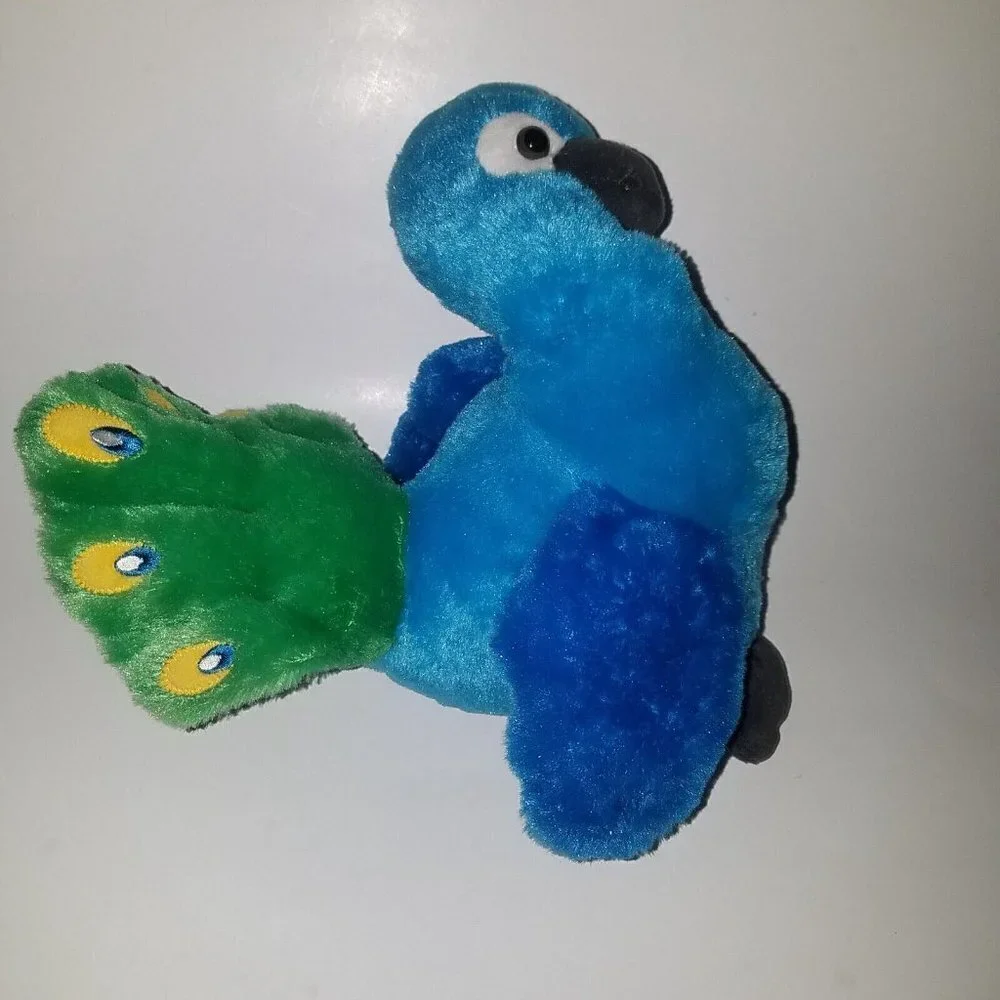 Kellytoy Blue Peacock Plush 12